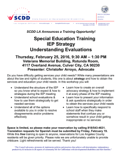 Special Education Training IEP Strategy Understanding Evaluations
