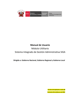 Manual de Usuario - Módulo Utilitarios V. 02.14.04.00
