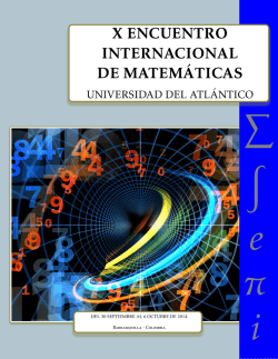 X-Encuentro - Encuentro Internacional de Matemáticas EIMAT