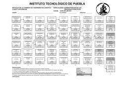 Ingeniería en Logística - Instituto Tecnológico de Puebla