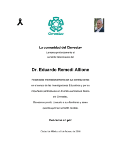 Dr. Eduardo Remedi Allione