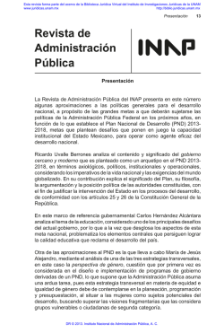 Revista de Administración Pública - Instituto de Investigaciones