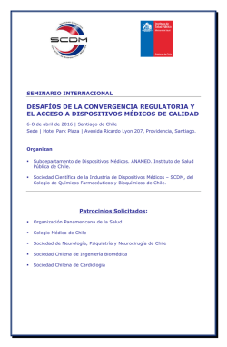 Programa Preliminar - Instituto de Salud Pública de Chile