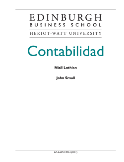 Contabilidad - Edinburgh Business School