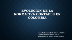 EVOLUCION DE LA NORMATIVA CONTABLE EN COLOMBIA 2
