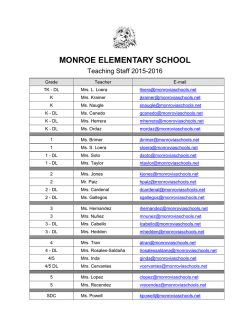 MONROE ELEMENTARY SCHOOL