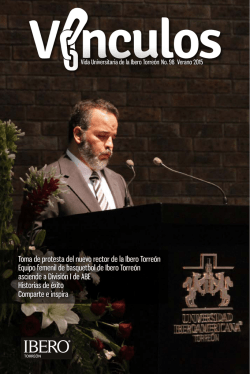 Toma de protesta del nuevo rector de la Ibero Torreón Equipo