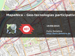 MapaNica – Geo-tecnologías participativas