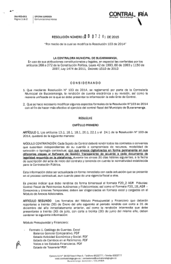 resolucion 00234 - Contraloria Municipal de Bucaramanga