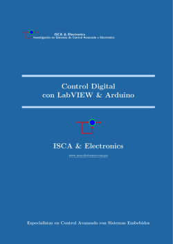Control Digital con LabVIEW & Arduino ISCA & Electronics