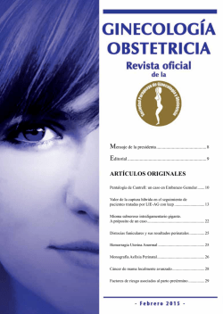Revista Edición Febrero 2015 - sociedad paraguaya de ginecologia