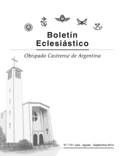 boletin 172 - Obispado Castrense de Argentina