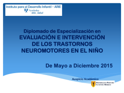evaluación e intervención de los trastornos neuromotores en