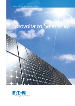 Fotovoltaico Solar (FV) - Productos Bussmann Series
