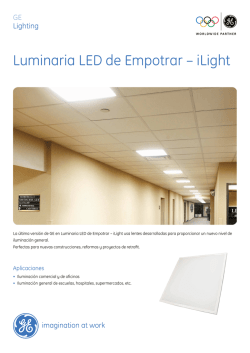 Luminaria LED de Empotrar – iLight