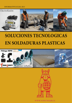 soluciones tecnologicas en soldaduras plasticas