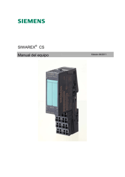 SIWAREX CS - Electrocomponents