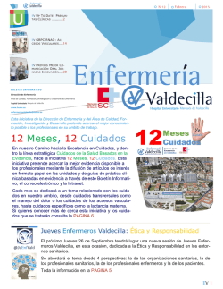 12 Meses, 12 Cuidados - Hospital Universitario Marqués de Valdecilla