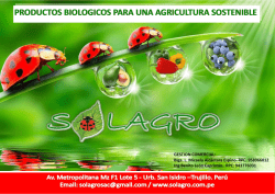 producto solagro y bioinsa - Soluciones Agrosostenibles SAC para