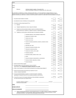 Certificado condición tributaria 2015