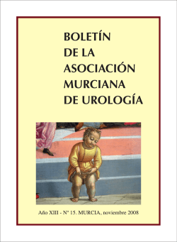 Nº 15 Noviembre 2008 - Asociación Murciana de Urología