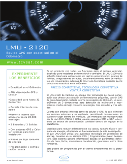 LMU - 2120 - Tecnocontrol Vehicular