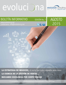 7ma. Edicion Agosto 2015 - Evolution Consulting Group