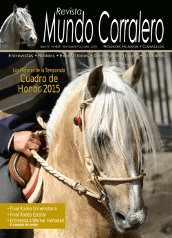 Cuadro de Honor 2015 Cuadro de Honor 2015