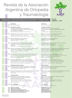 Revista de la Asociación Argentina de Ortopedia y Traumatología