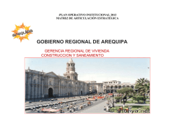 GOBIERNO REGIONAL DE AREQUIPA