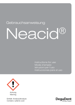 Neacid® - DeguDent GmbH