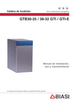 Manual de instalación – GTB GTI