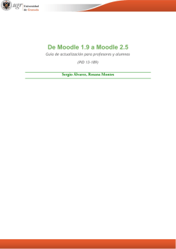 De Moodle 1.9 a Moodle 2.5