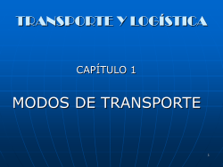 CAPITULO 01 Modos de Transporte