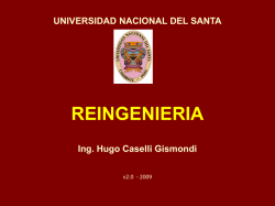 Reingenieria 2 - Msc. Ariel Linarte