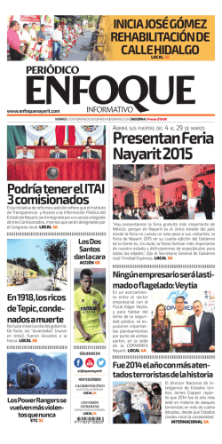 local27022015 - Periódico Enfoque Nayarit