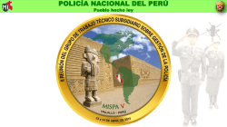 POLICÍA NACIONAL DEL PERÚ Pueblo hecho ley POLICÍA