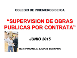 ing. miguel salinas seminario - Colegio de Ingenieros de Ica