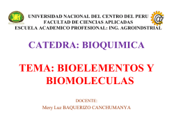 bioelementos y biomoleculas 2015