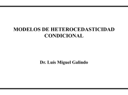 Modelos de heterocedasticidad condicional