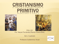 Cristianismo+Primitivo+power+point