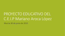 PEC 2014-15 - Colegio Mariano Aroca