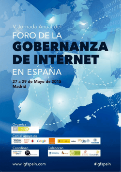informe sobre la Gobernanza de Internet en España en