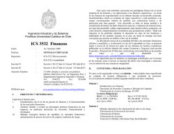 ICS 3532 Finanzas - gonzalocortazar.com
