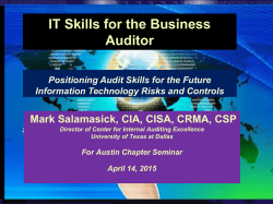 IT Skills for the Business Auditor - Austin