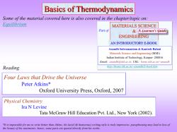 Basics_of_Thermodynamics - IITK