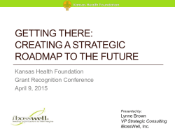 Creating a Strategic Roadmap to the Future