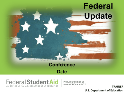 the Entire Federal Update PowerPoint