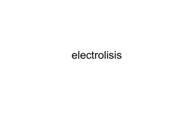 electrolisis