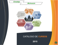 Catálogo cursos de Capacitación 2015-2016